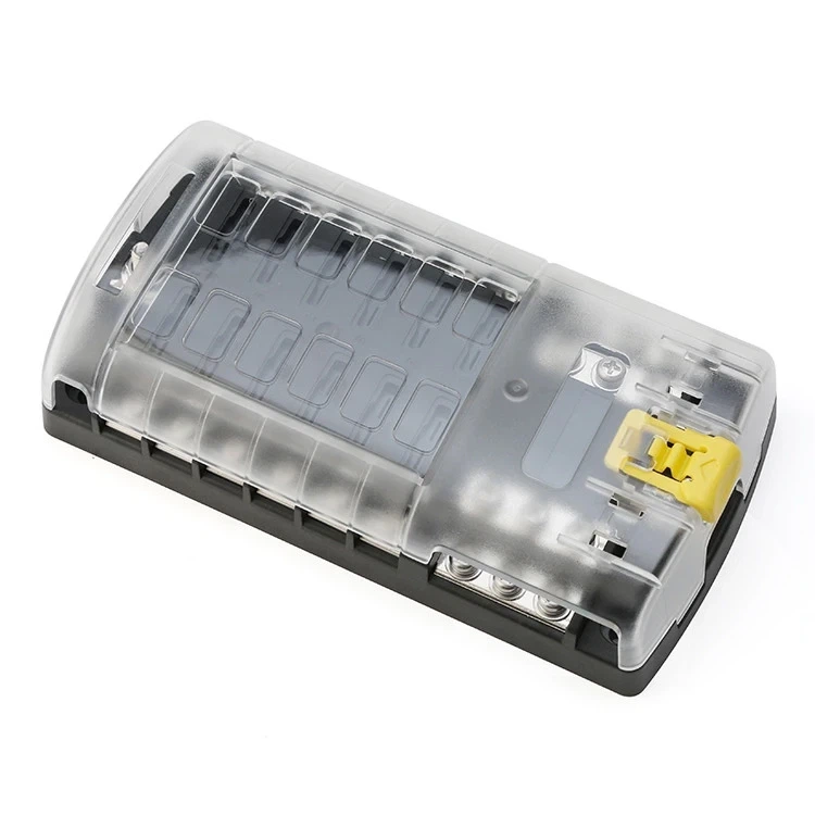 Boîte à fusibles négative de voiture de bus de bloc de fusible de lame de 12 manières