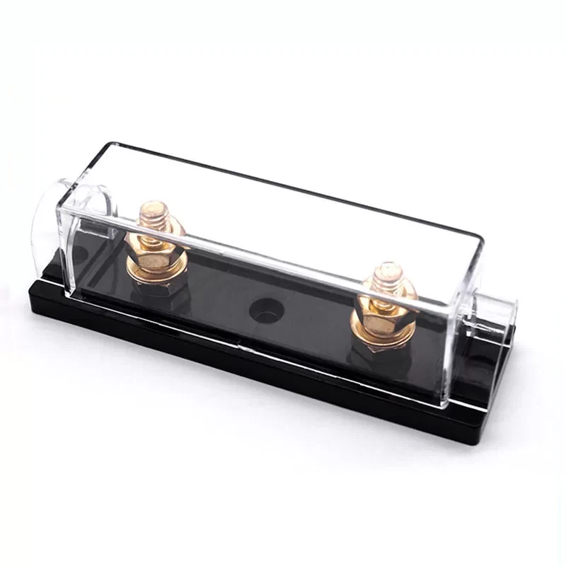 Porte-fusible boulonné ANL avec couvercle transparent