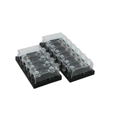 Porte-fusible en ligne 100 A 48 V ANM MEGA Goujons de fixation Boîte à fusibles 4 voies 6 voies
